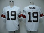 Jerseys Factory Cheap Mitchell & Ness Browns #19 Bernie Kosar Wh