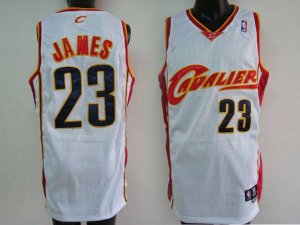 Jerseys Factory Cheap Cavaliers #23 LeBron James Embroidered Whi