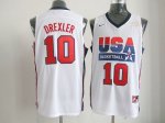 Jerseys Factory Cheap Nike Team USA #10 Clyde Drexler White 2012