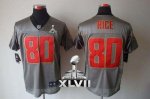 Jerseys Factory Cheap Nike 49ers #80 Jerry Rice Grey Shadow Supe
