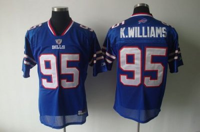 Jerseys Factory Cheap Bills #95 K.Williams Light Blue 2011 New S