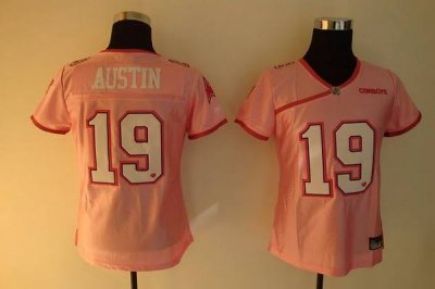 Jerseys Factory Cheap Cowboys #19 Miles Austin Pink Lady Embroid