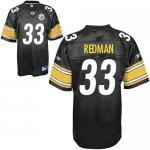 Jerseys Factory Cheap Steelers #33 Isaac Redman Black Stitched N