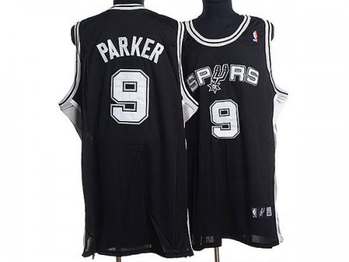 Jerseys Factory Cheap Spurs #9 Tony Parker Stitched Black NBA Je
