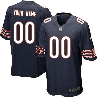 Jerseys Factory Cheap Nike Chicago Bears Customized Navy Blue Em