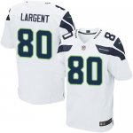 Jerseys Factory Cheap Nike Seahawks #80 Steve Largent White Men'