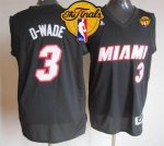 Jerseys Factory Cheap Heat #3 Dwyane Wade Black D-WADE Fashion F