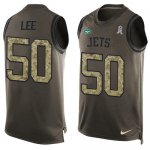 Jerseys Factory Cheap Nike Jets #50 Darron Lee Green Men's Stitc