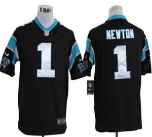 Jerseys Factory Cheap Nike Panthers #1 Cam Newton Black Team Col