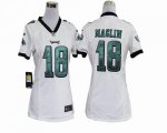 Jerseys Factory Cheap Nike Eagles #18 Jeremy Maclin White Women'