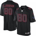 Jerseys Factory Cheap Nike Texans #80 Andre Johnson Black Men's