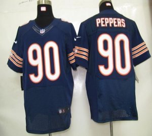 Jerseys Factory Cheap Nike Bears #90 Julius Peppers Navy Blue Te