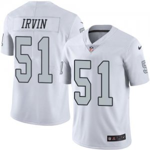 Jerseys Factory Cheap Nike Raiders #51 Bruce Irvin White Men's S