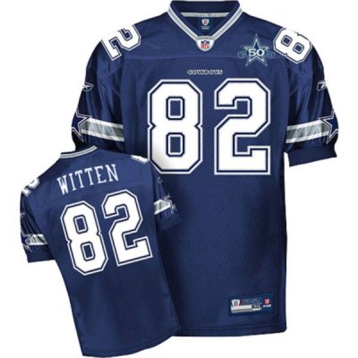 Jerseys Factory Cheap Cowboys #82 Jason Witten Blue With Team 50