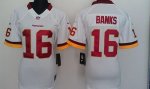 Jerseys Factory Cheap Nike Redskins #16 Brandon Banks White Wome