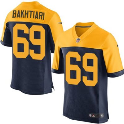 Jerseys Factory Cheap Nike Packers #69 David Bakhtiari Navy Blue