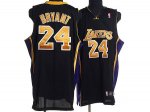 Jerseys Factory Cheap Lakers #24 Kobe Bryant Embroidered Black G