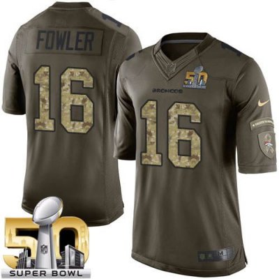 Jerseys Factory Cheap Nike Broncos #16 Bennie Fowler Green Super