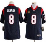 Jerseys Factory Cheap Nike Texans #8 Matt Schaub Navy Blue Team