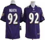 Jerseys Factory Cheap Nike Ravens #92 Haloti Ngata Purple Team C