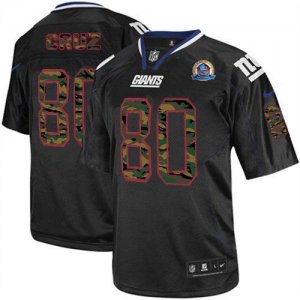 Jerseys Factory Cheap Nike Giants #80 Victor Cruz Black With Hal