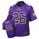 Jerseys Factory Cheap Nike Vikings #26 Trae Waynes Purple Team C