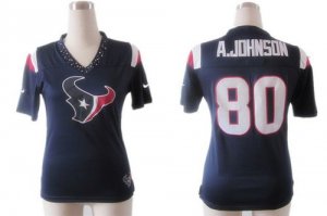 Jerseys Factory Cheap Nike Texans #80 Andre Johnson Navy Blue Te