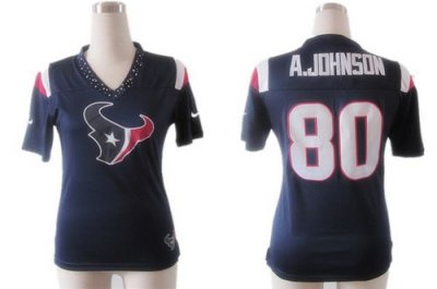 Jerseys Factory Cheap Nike Texans #80 Andre Johnson Navy Blue Te