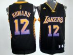 Jerseys Factory Cheap Lakers #12 Dwight Howard Black Stitched NB