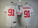 Jerseys Factory Cheap Nike 49ers #91 Ray McDonald White Super Bo