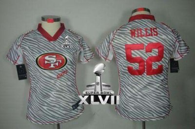 Jerseys Factory Cheap Nike 49ers #52 Patrick Willis Zebra Super