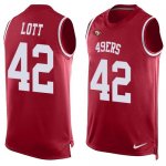 Jerseys Factory Cheap Nike 49ers #42 Ronnie Lott Red Team Color