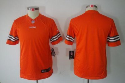 Jerseys Factory Cheap Nike Browns Blank Orange Alternate Youth E