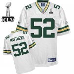 Jerseys Factory Cheap Packers #52 Clay Matthews White Super Bowl