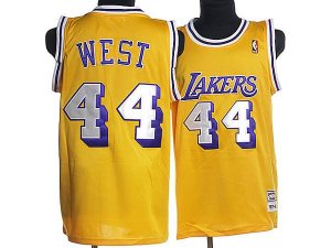 Jerseys Factory Cheap Mitchell and Ness Lakers #44 Jerry West St