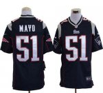 Jerseys Factory Cheap Nike Patriots #51 Jerod Mayo Navy Blue Tea