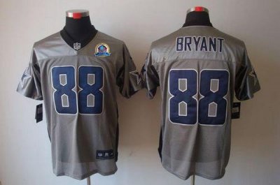 Jerseys Factory Cheap Nike Cowboys #88 Dez Bryant Grey Shadow Wi