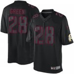 Jerseys Factory Cheap Nike Redskins #28 Darrell Green Black Men'
