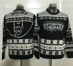 Jerseys Factory Cheap San Antonio Spurs Black Men's NBA Ugly Swe