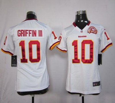 Jerseys Factory Cheap Nike Redskins #10 Robert Griffin III White