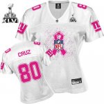 Jerseys Factory Cheap Giants #80 Victor Cruz White 2011 Breast C