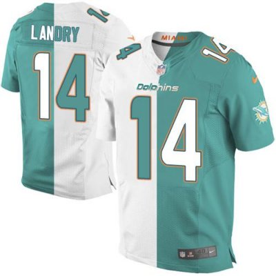 Jerseys Factory Cheap Nike Dolphins #14 Jarvis Landry Aqua Green