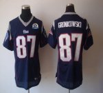 Jerseys Factory Cheap Nike Patriots #87 Rob Gronkowski Navy Blue