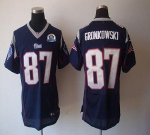Jerseys Factory Cheap Nike Patriots #87 Rob Gronkowski Navy Blue