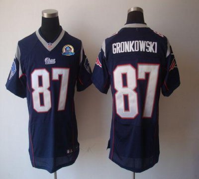 Jerseys Factory Cheap Nike Patriots #87 Rob Gronkowski Navy Blue