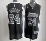 Jerseys Factory Cheap Lakers #24 Kobe Bryant Black/White Stitche