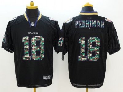 Jerseys Factory Cheap Nike Ravens #18 Breshad Perriman Men's Sti