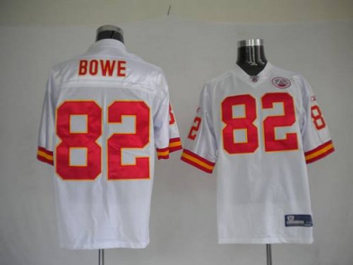 Jerseys Factory Cheap Chiefs #82 Dwayne Bowe White With AFL 50 A