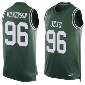 Jerseys Factory Cheap Nike Jets #96 Muhammad Wilkerson Green Tea