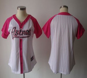 Jerseys Factory Cheap Astros Blank White/Pink Women's Splash Fas